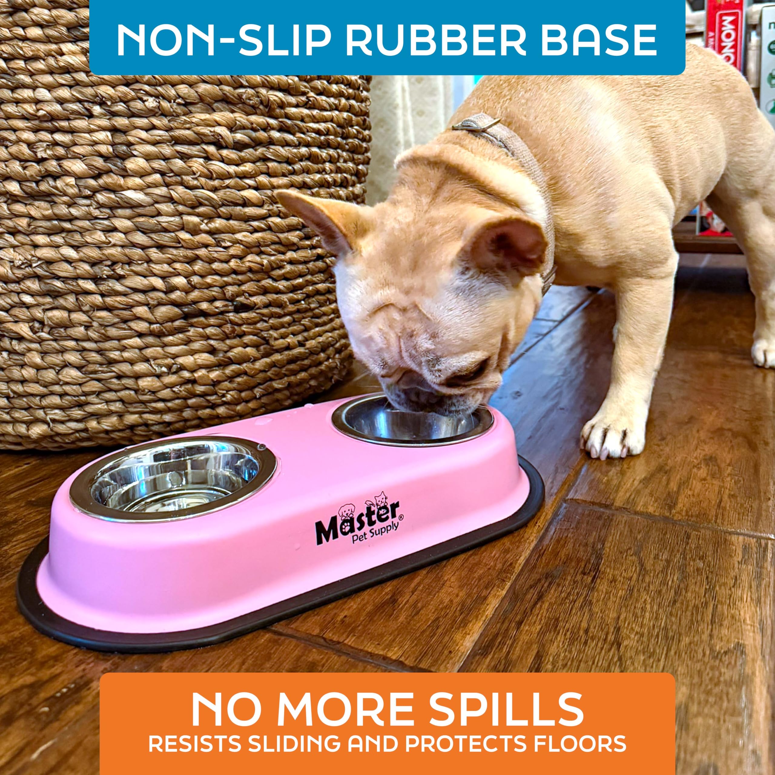 Master Pet Supply détail support surélevé, améliore posture du chien