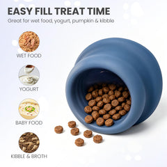 MateeyLife bol rempli et congelé avec purée pour friandise fraîche et durable