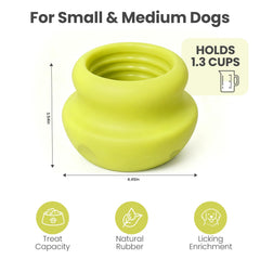 MateeyLife gros plan texture intérieure démontrant répartition de la nourriture pour léchage prolongé