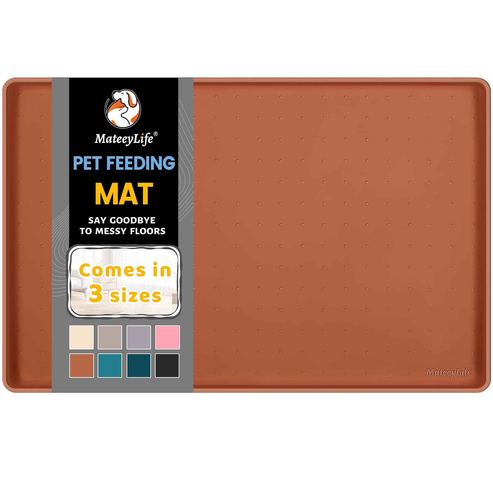 MateeyLife tapis devant emballage montrant la protection du sol