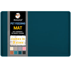 MateeyLife vue avant du tapis protégeant le sol et facilitant le repas