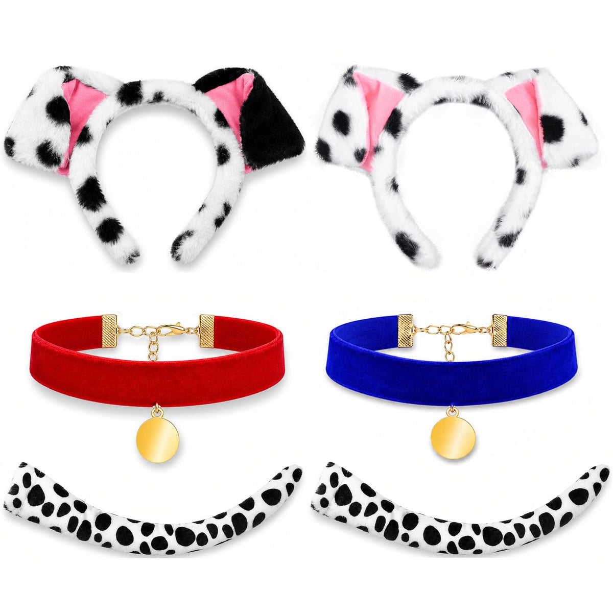 Matiniy ensemble devant montrant oreilles collier et queue, finition nette et attrayante