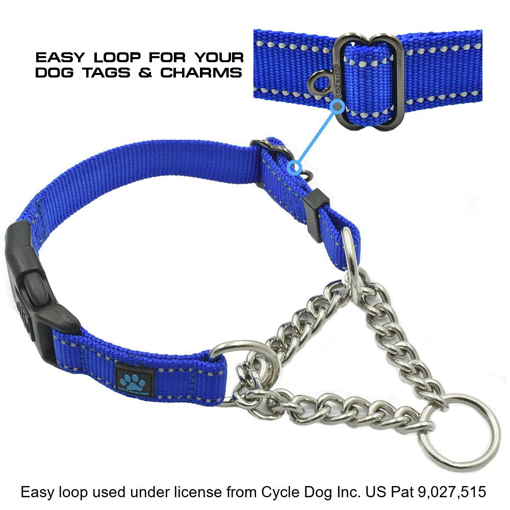Max and Neo collier martingale porté par chien illustrant contrôle et confort
