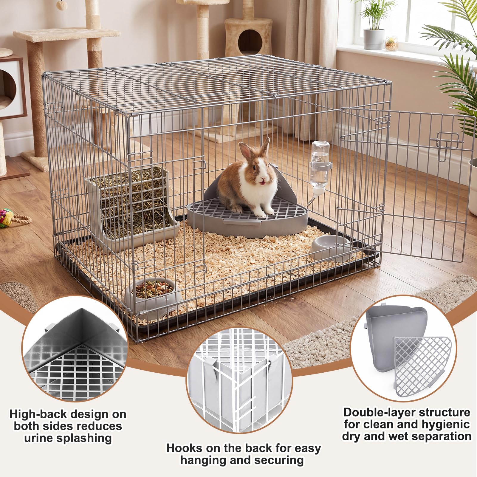 Maxcheck grille amovible facilitant nettoyage et protection des pattes