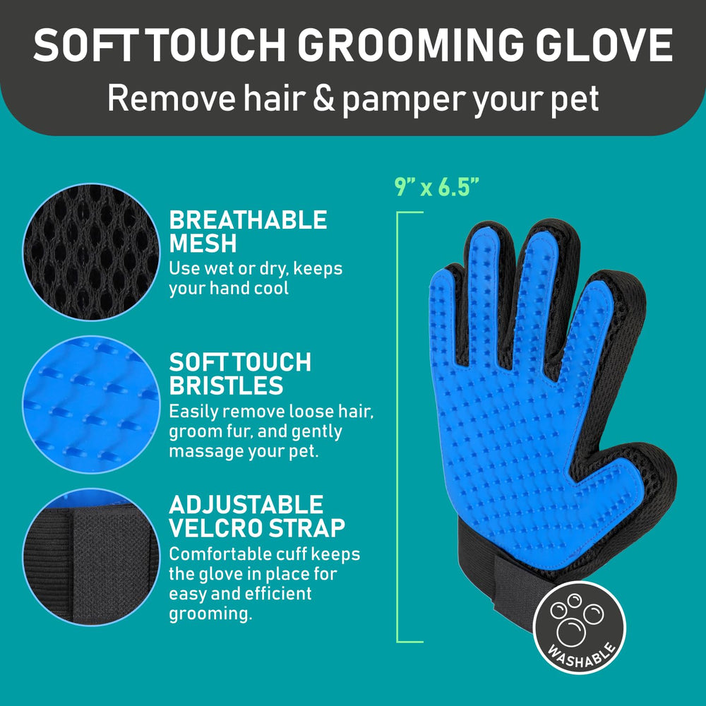 Maxpower Planet brosse utilisée sur un chien réduisant visiblement les poils lâches