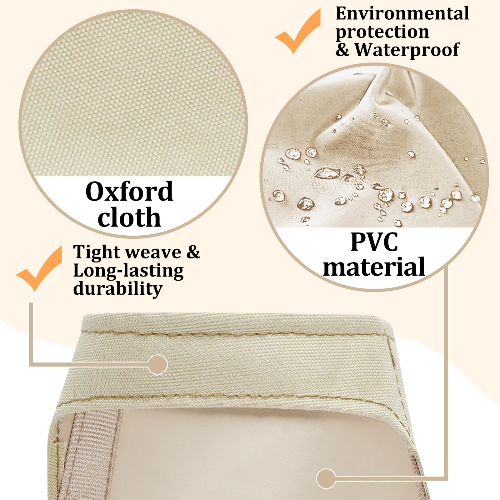 Mayerzon tissu Oxford gros plan résistant aux griffures et durable