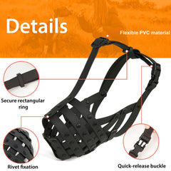 Mayerzon museau gros plan matière PVC durable et douce pour la peau
