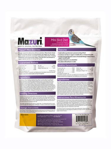Mazuri gros plan des granulés uniformes montrant texture et facilité d'ingestion