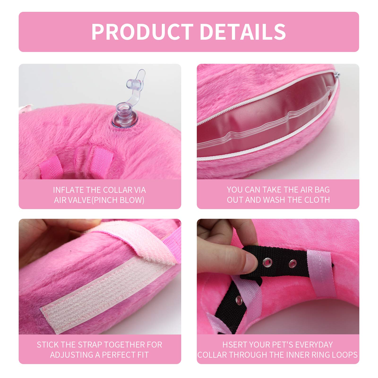 MCHY collerette dégonflée pliée pour un rangement compact