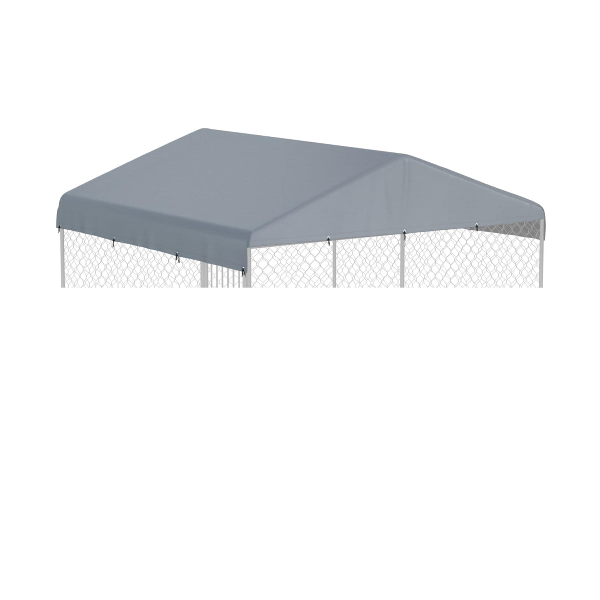 MDHAO couverture de chenil face avant montrant protection complète