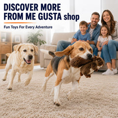 ME GUSTA SHOP chien jouant avec écureuil pour encourager activité et retour