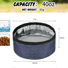 Meanplan gamelle en pleine nature utilisée pour hydrater un chien en randonnée