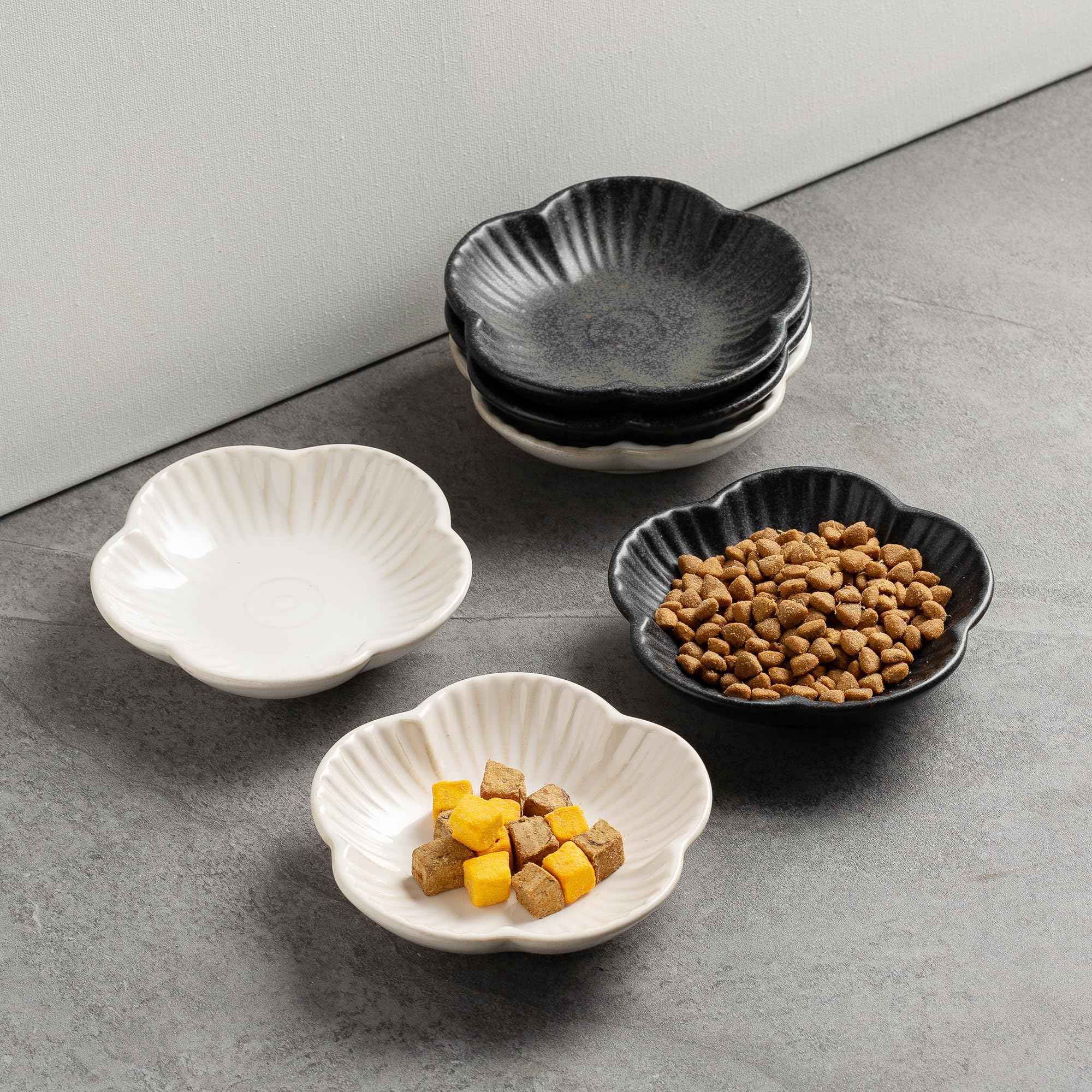 Mecaikru lot de trois coupelles organisation pour eau nourriture friandises