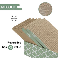 MECOOL chat allongé sur le coffret-lounge montrant confort et détente