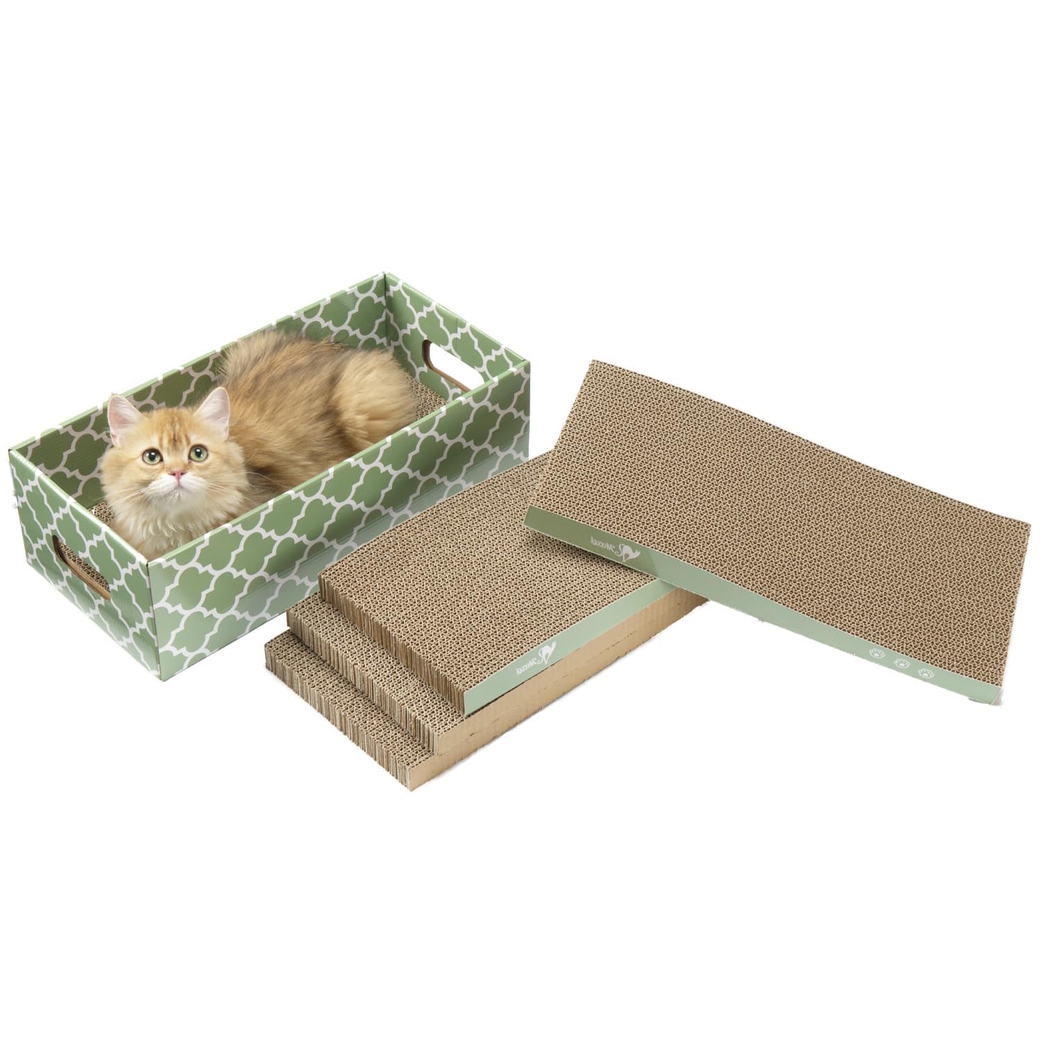 MECOOL pack avant montrant la boîte et les 5 plaques, protection du mobilier