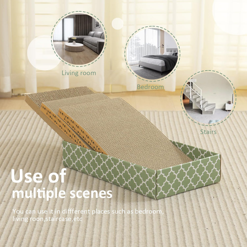 MECOOL chat utilisant le tapis pour griffer et préserver les meubles
