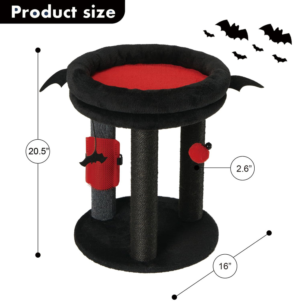 MECOOL trois balles suspendues en action stimulant le jeu du chat