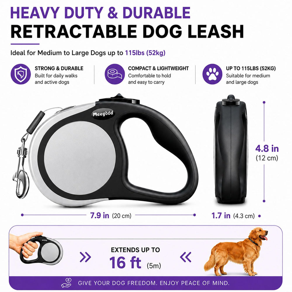 Meegood détail sangle nylon durable pour plus de liberté