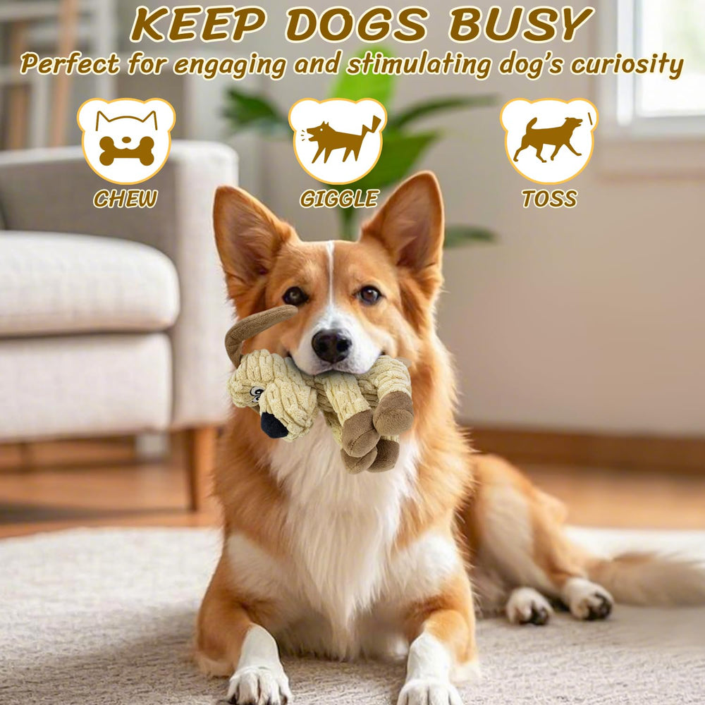 MeetYooo chien jouant avec la peluche stimulant activité et intérêt