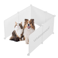 MEEXPAWS enceinte vue de face montrant protection et containment