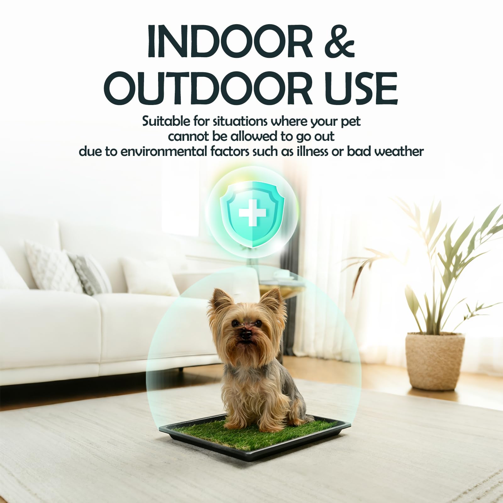 MEEXPAWS détail de la grille surélevée assurant surface sèche et hygiène