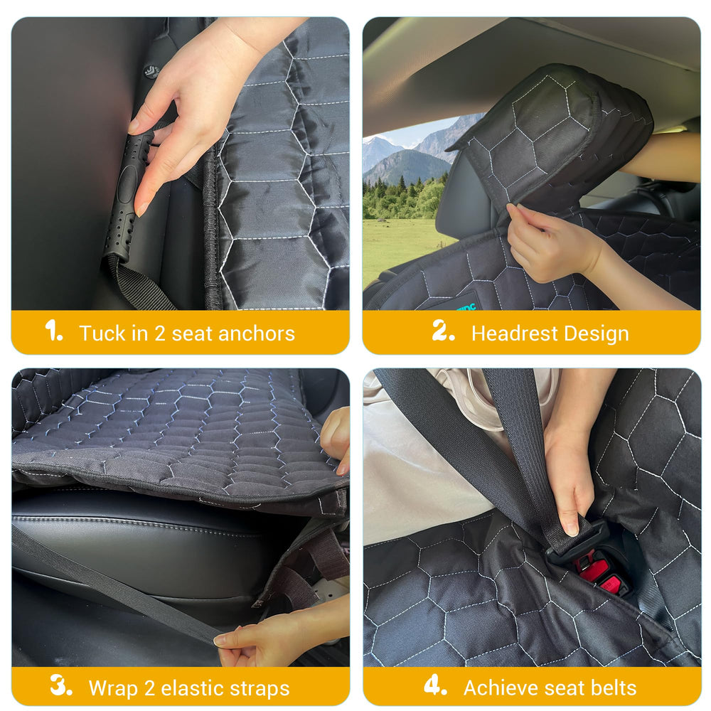 Meginc détail fixations et sangles pour maintien sécurisé