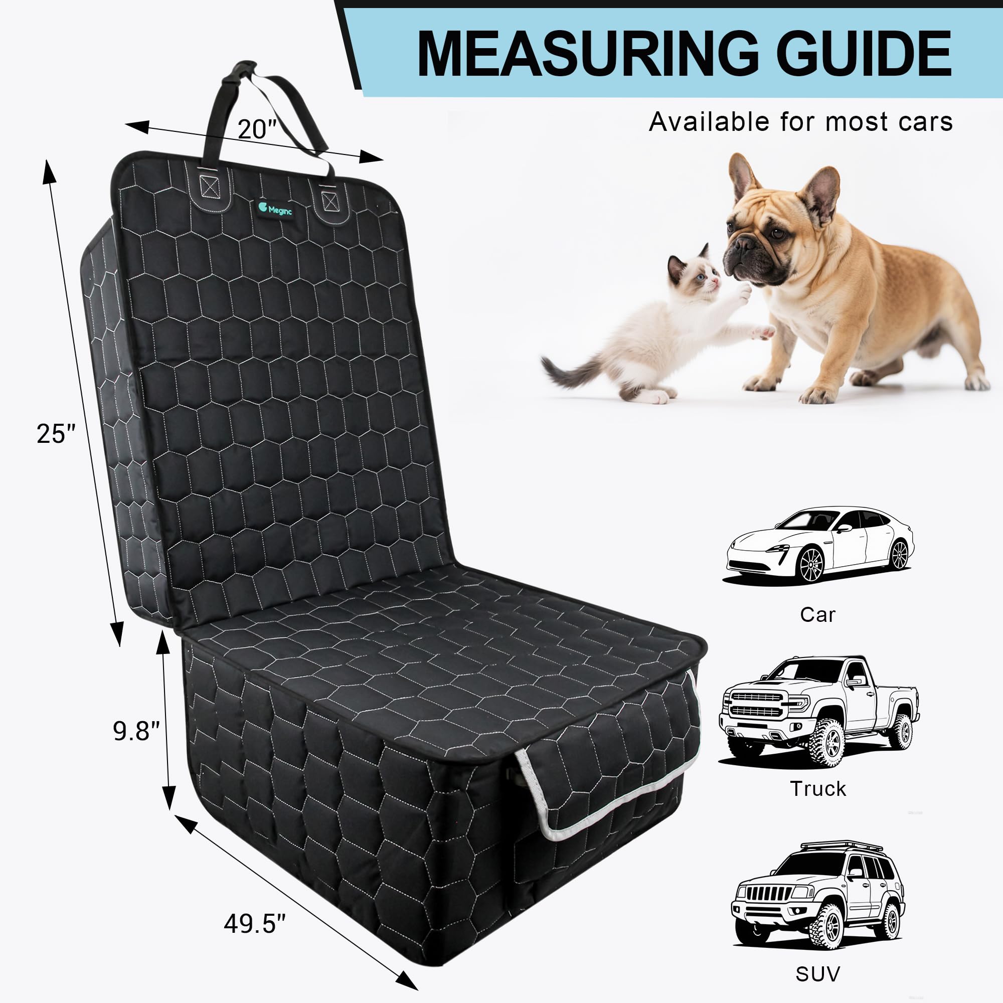 Meginc grande poche de rangement pratique pour accessoires