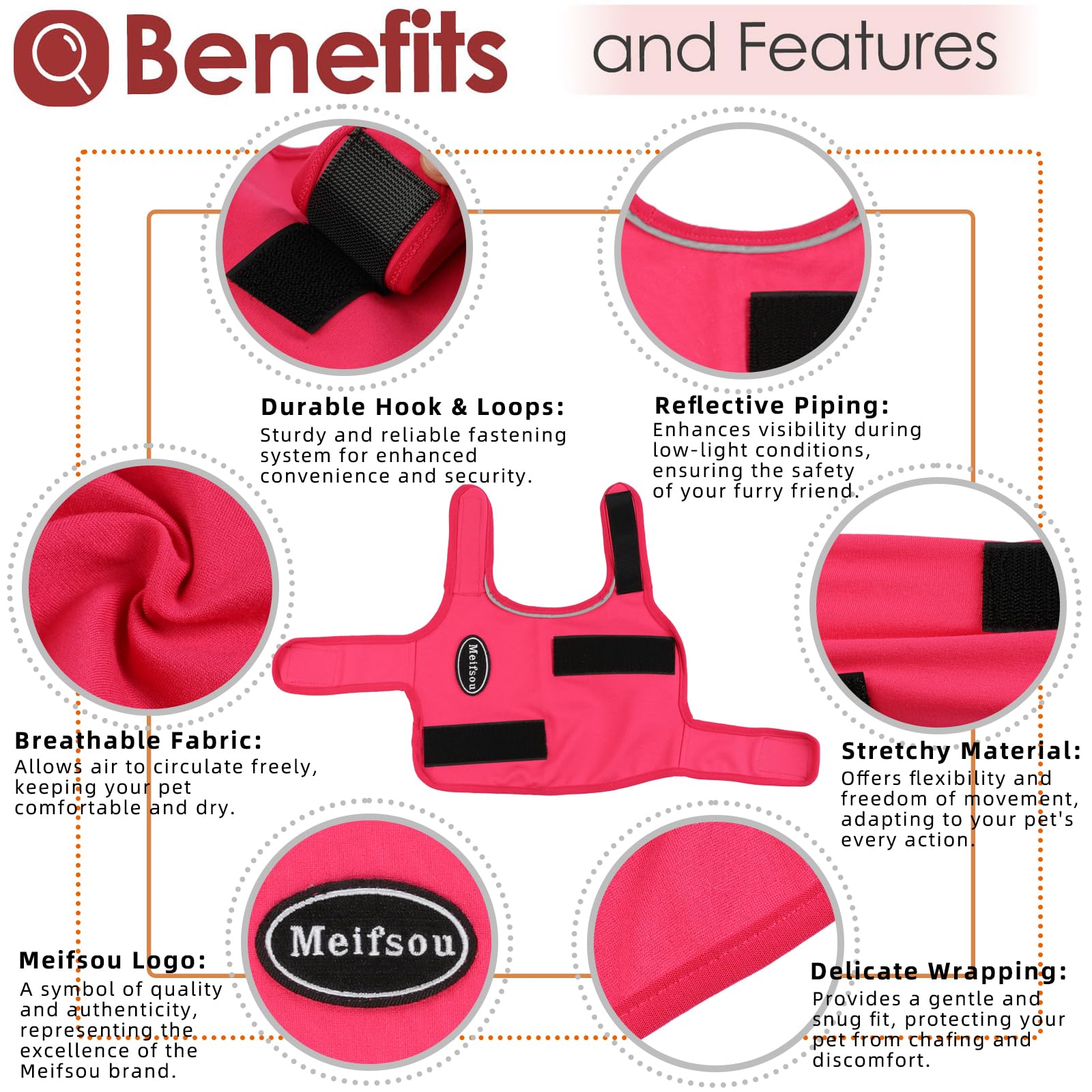 Meifsou gros plan du tissu brocart-coton extensible, respirant et doux pour le pelage
