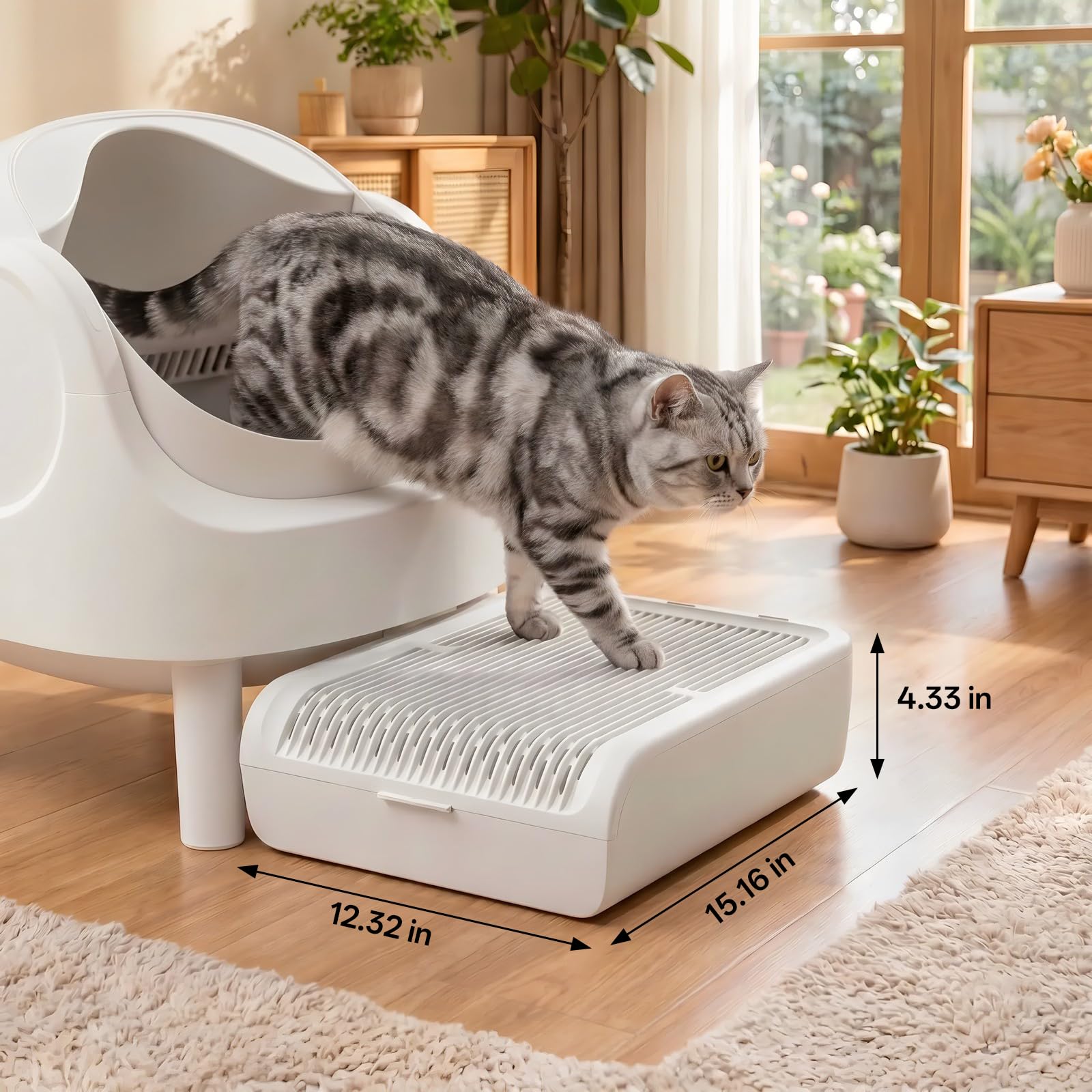 MEIHAOME gros plan grille nid d'abeille capture granules efficiente