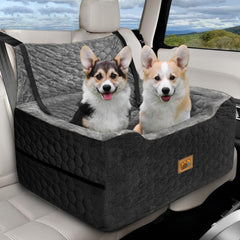 melafa365 siège auto chien face avant montrant maintien et confort
