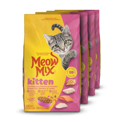 Meow Mix emballage avant montrant le produit et rassurant sur la qualité
