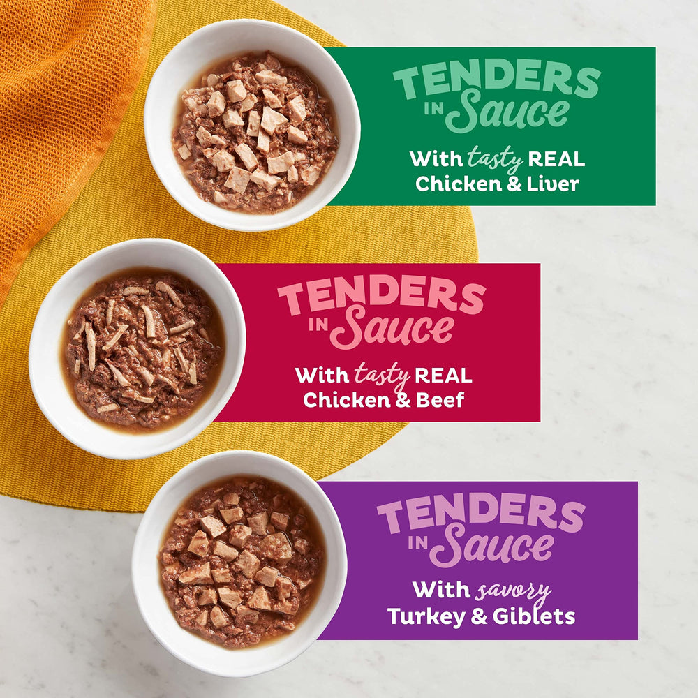 Meow Mix étiquette nutritionnelle soulignant alimentation complète