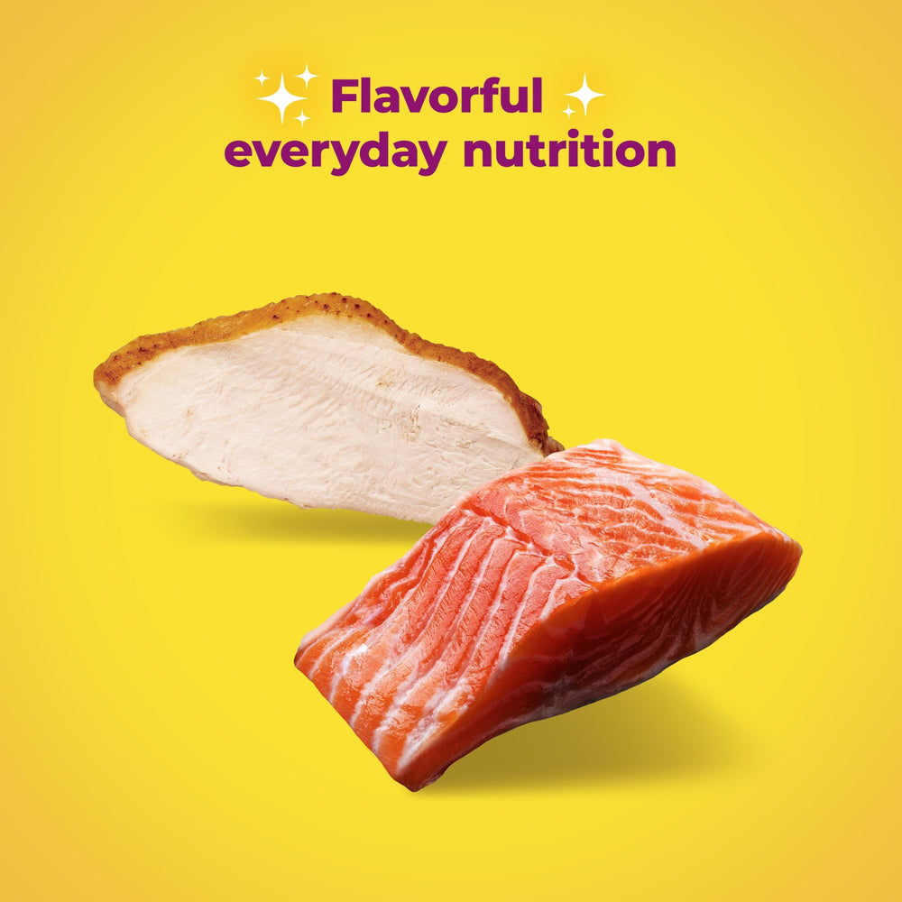 Meow Mix étiquette ingrédients montrant transparence nutritionnelle