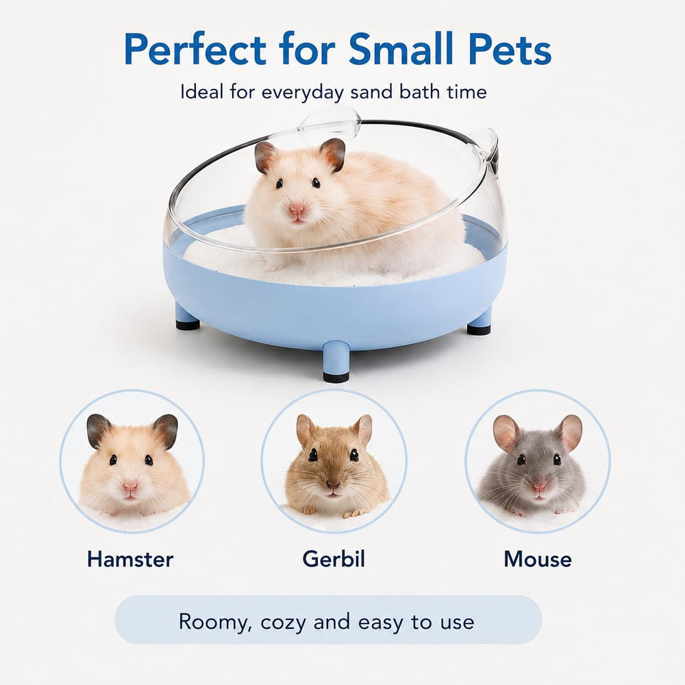 Meow&Woof bac dans cage avec hamster réduisant poussière et désordre