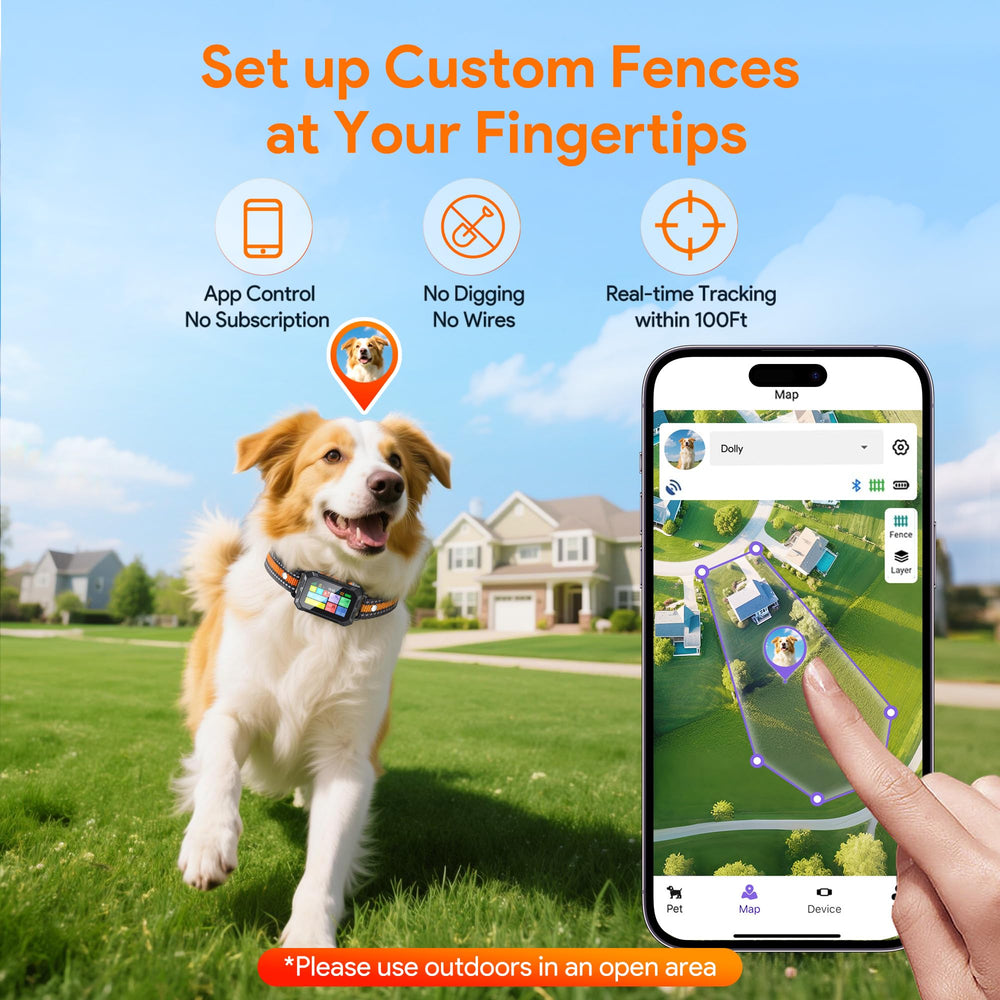 Meowant collier écran LCD gros plan pour information instantanée