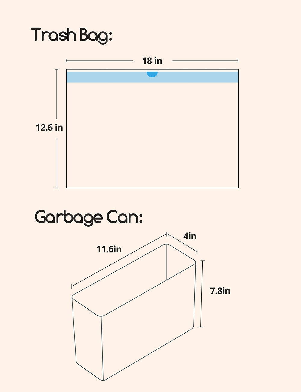 Meowant sac à côté d'une règle pour comparaison taille 46x32 cm, assure le bon ajustement