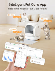 Meowant compartiment déchets scellé contrôlant et bloquant les odeurs