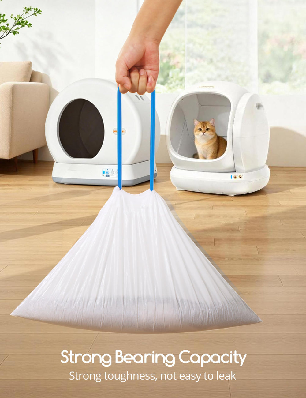 MeoWant gros plan matière plastique épaisse montrant résistance et durabilité