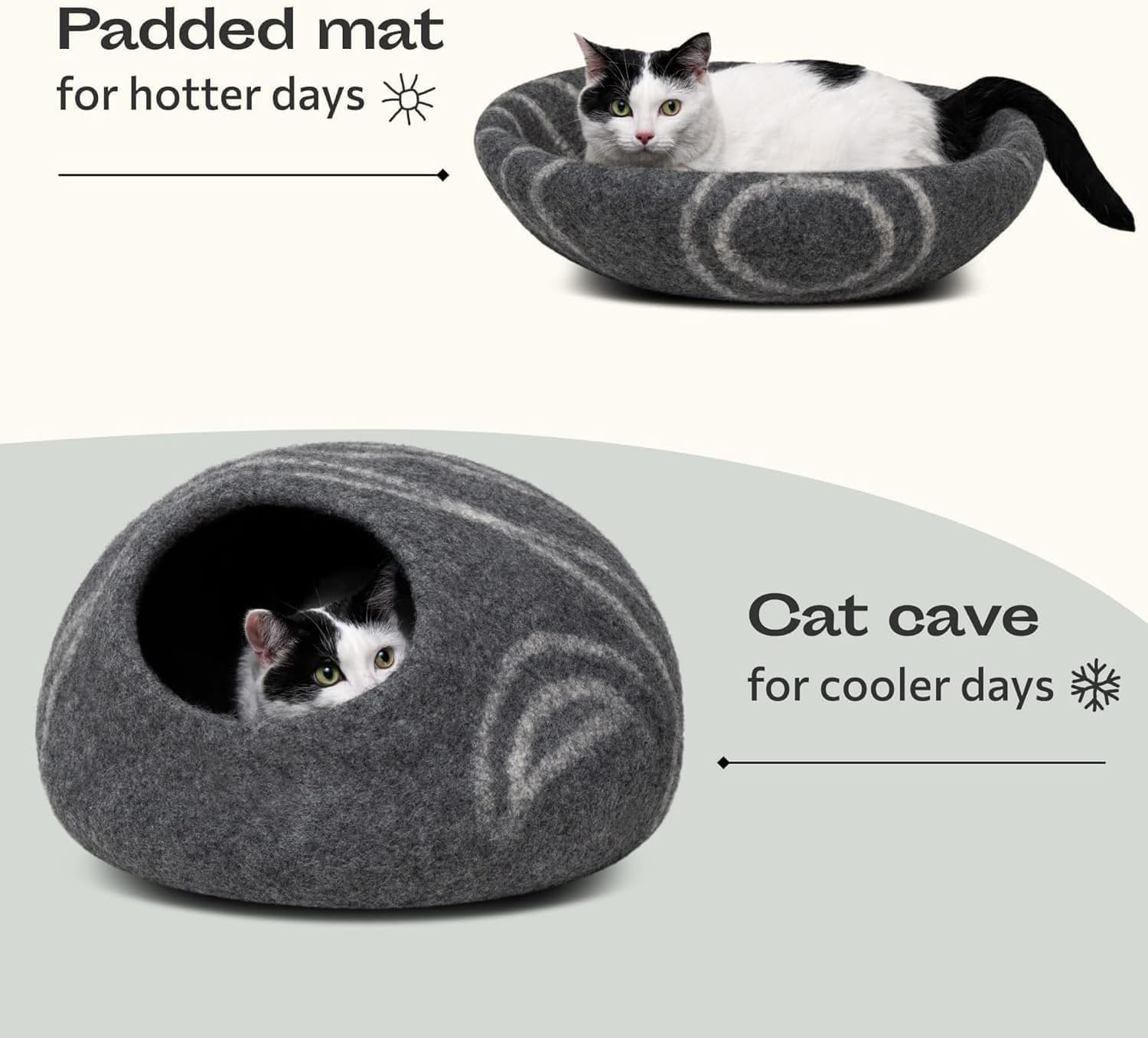 MEOWFIA chat installé dans la niche illustrant apaisement et intimité