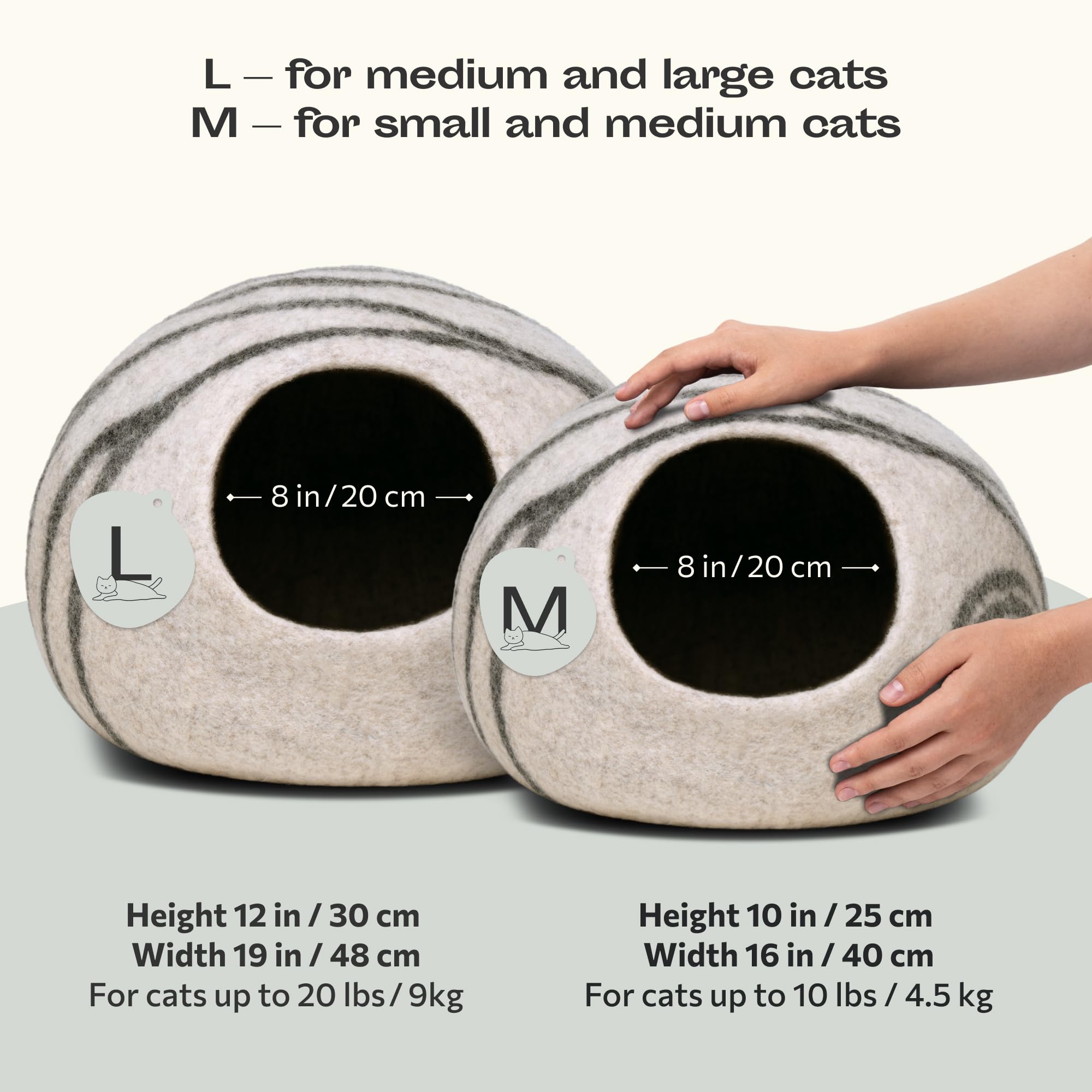 MEOWFIA gros plan intérieur montrant la laine douce pour le confort