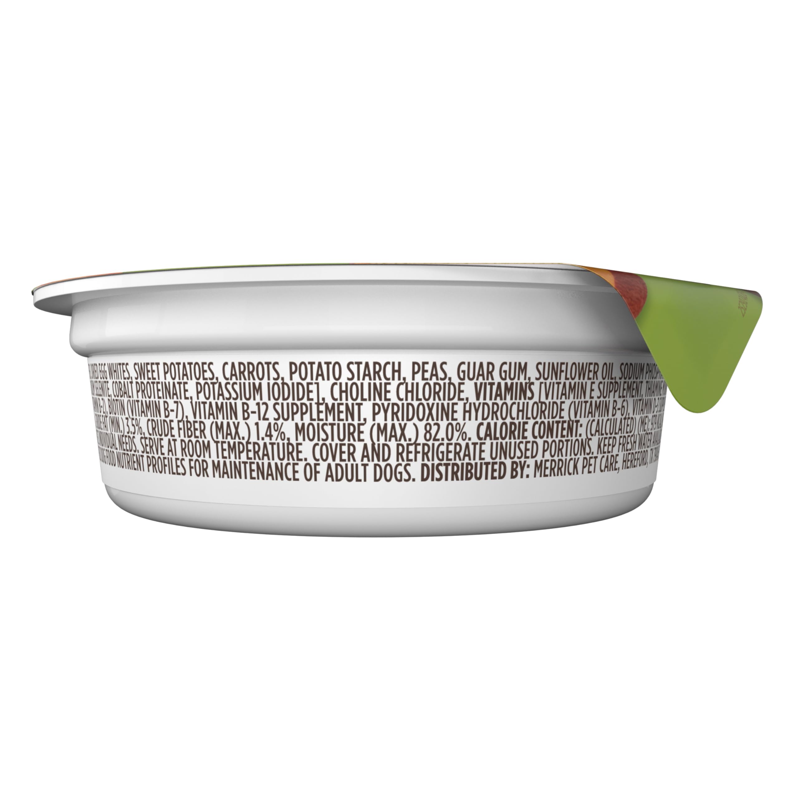 Merrick assiette portion pour petite race, service simple et sans gaspillage