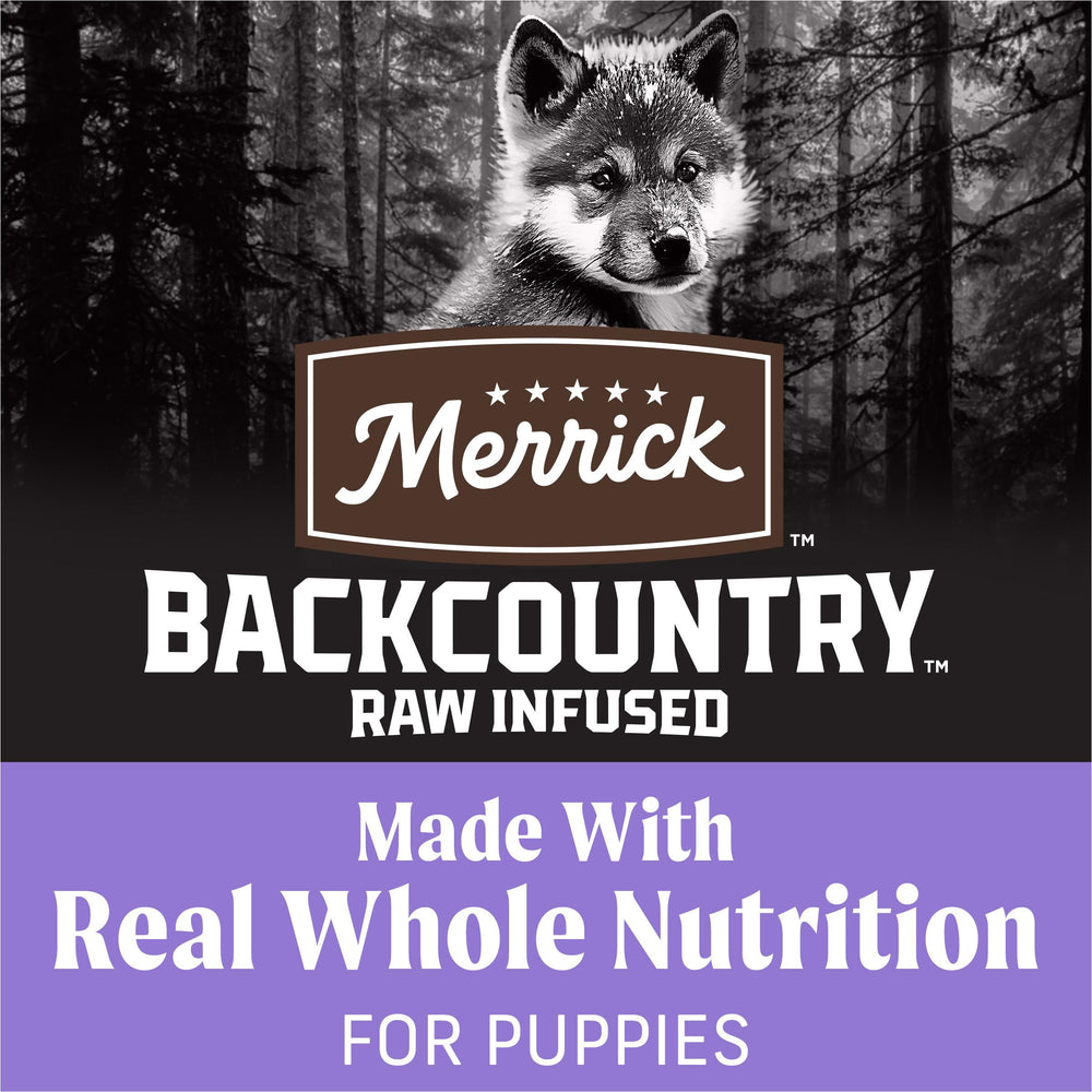 Merrick gros plan croquettes montrant texture et bénéfice appétence