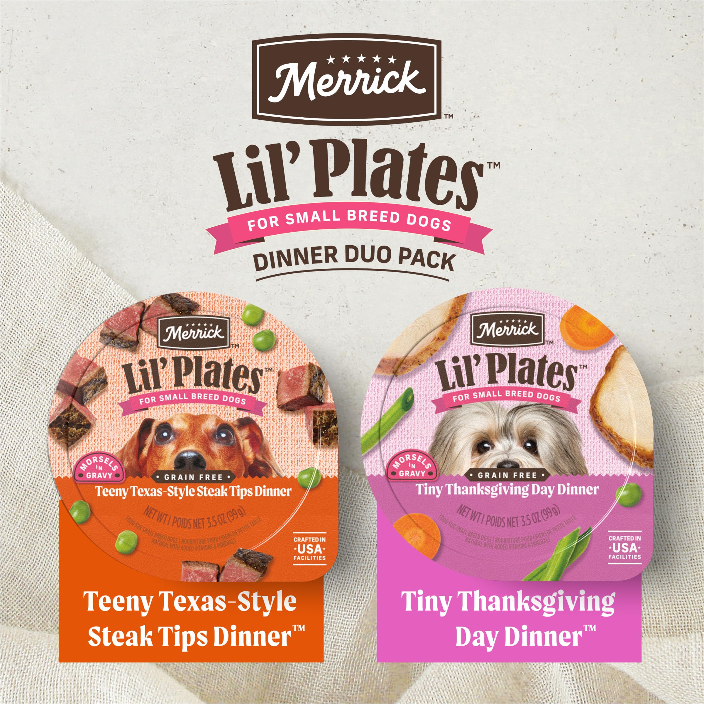 Merrick comparaison taille montrant portion pratique dans une main