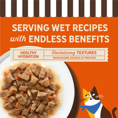Merrick conserve ouverte servie sur une assiette pour présentation pratique