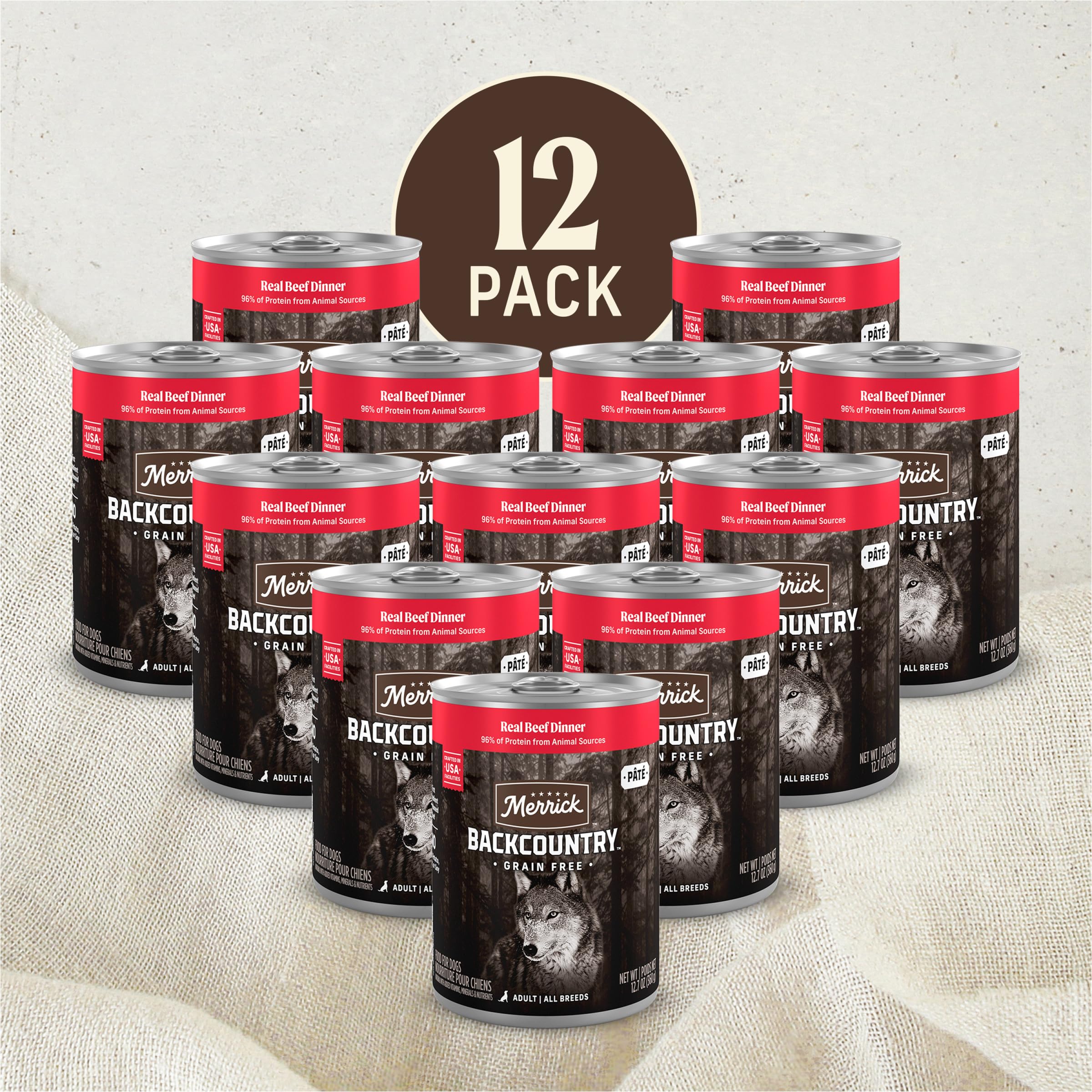Merrick portion ajoutée sur croquettes pour humidifier le repas