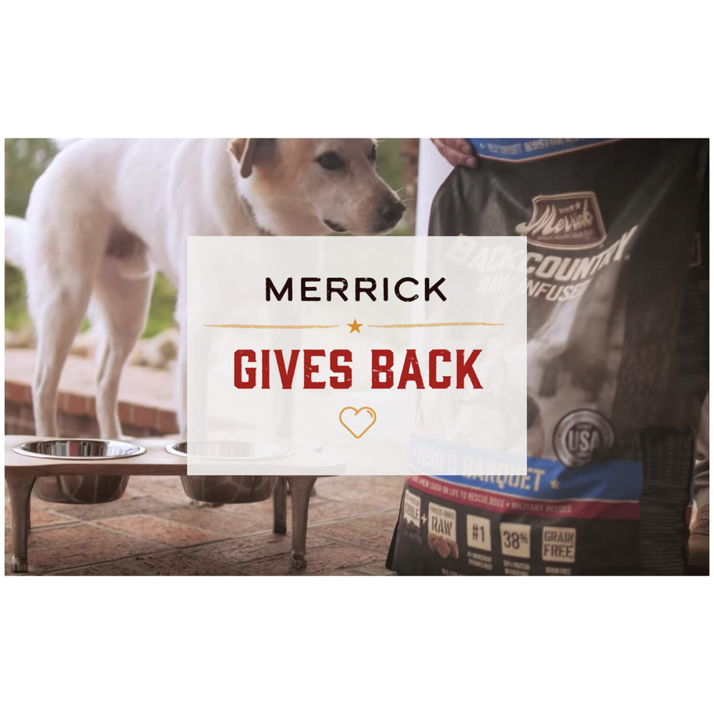 Merrick pack de 24 sachets illustrant économie et stockage