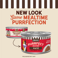 Gros plan pâté Merrick montrant texture lisse et appétence élevée