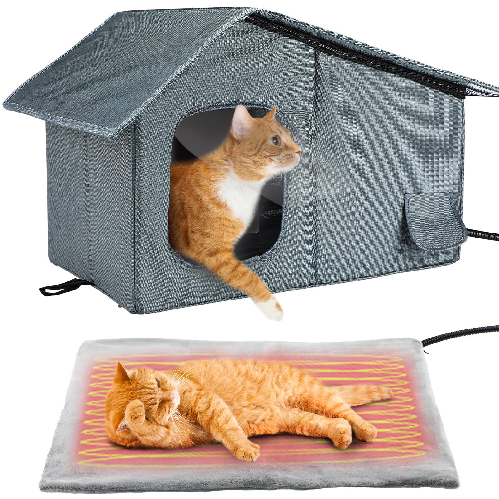 MEWTOGO niche extérieure vue avant montrant protection et confort