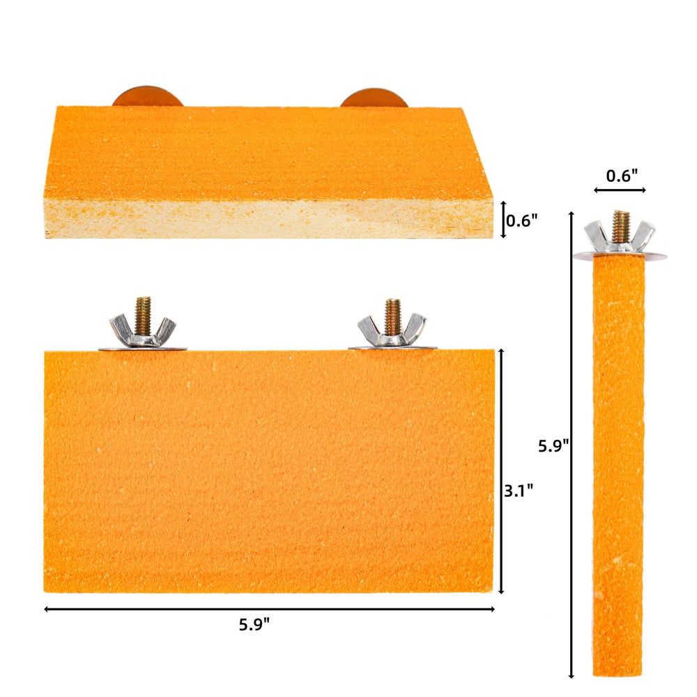 Mezchi bâton abrasif gros plan montrant quartz naturel pour limer griffes
