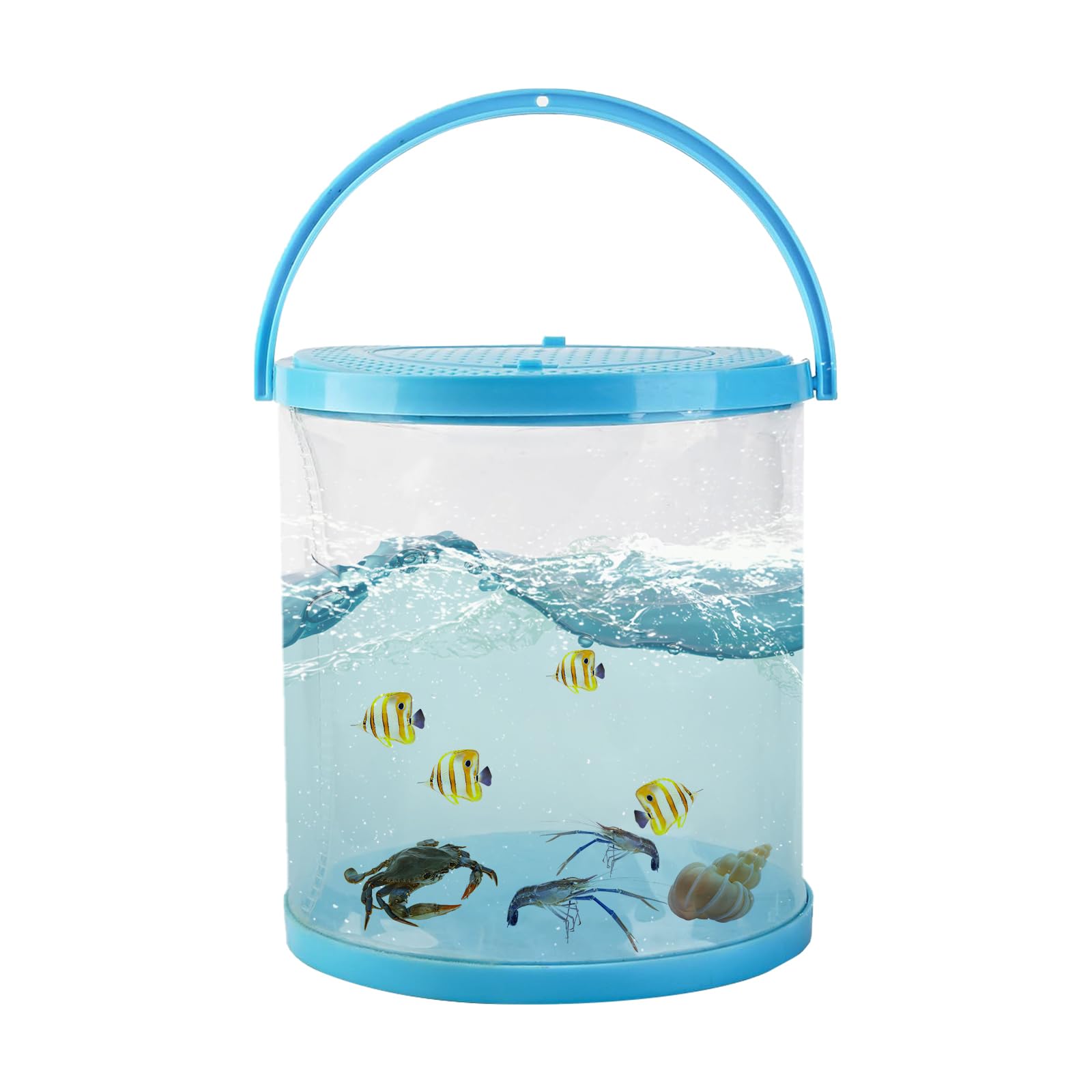 MHLLGN aquarium pliable face avant montrant ouverture pratique et stabilité